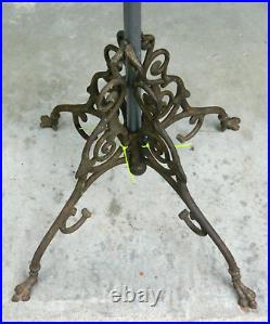 Antique Hall Tree / Coat Rack Cast-Iron Leg Set (Parts)