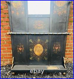 BEAUTIFUL 20th CENTURY FRENCH PAINTED MIRROR HALLWAY STAND