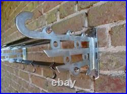 French Art Deco Railway Hat And Coat Rack Luggage Rack Heavy Quality Piece