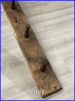 Large 19th Century Stable Tack Coat Rack