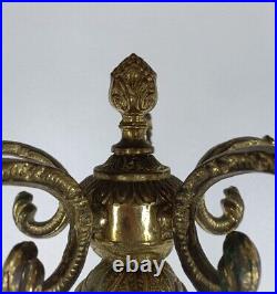 Mid Century Modern Cast Brass Hall Tree Coat Hat Rack Marble Base Eyecatcher Pin